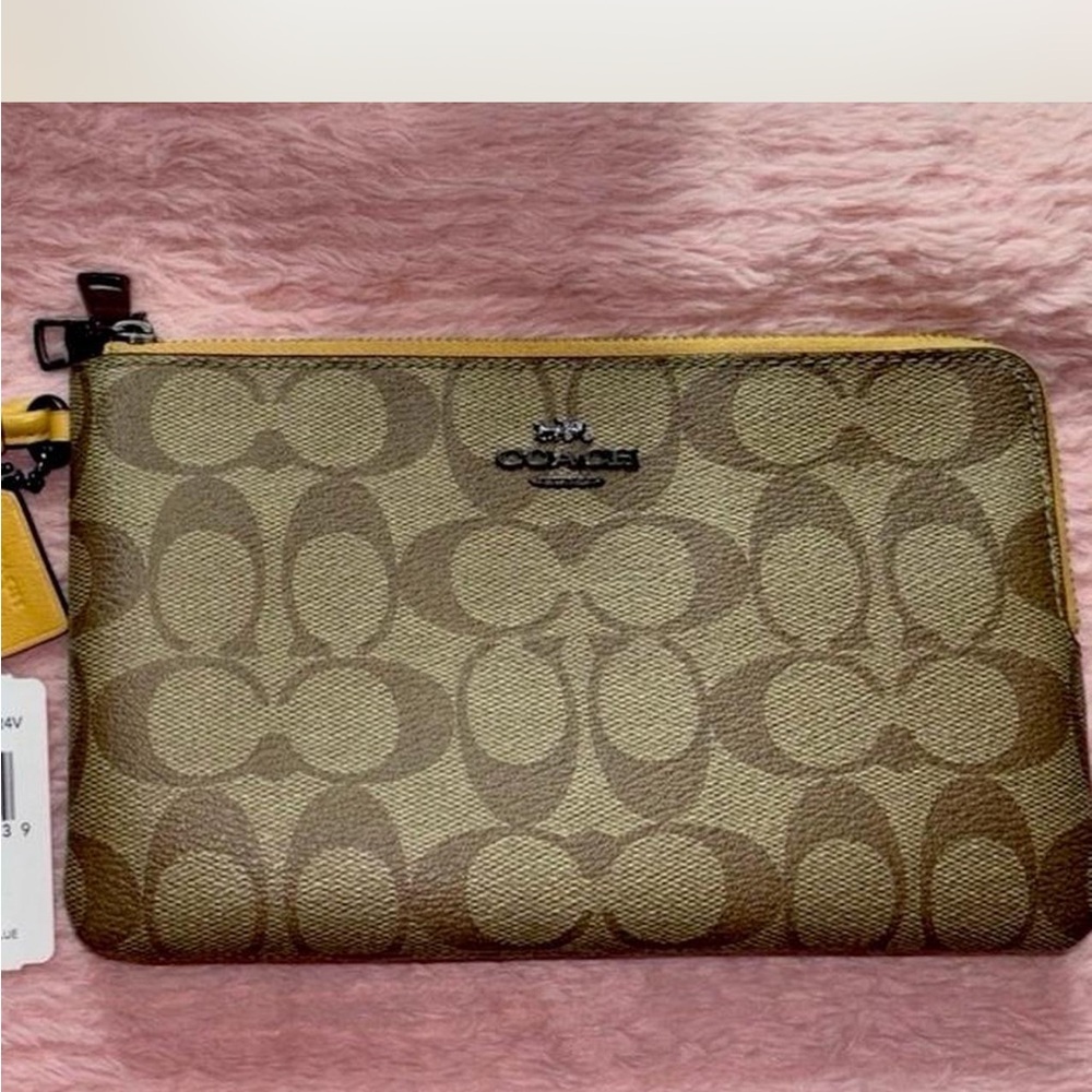 Coach Signature Wristlet